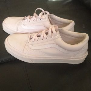 Millennial Pink Classic Checkerboard Vans sz 9